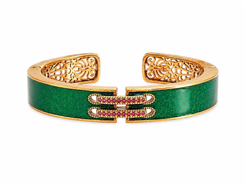 Verdant Éclat Imperial Cuff